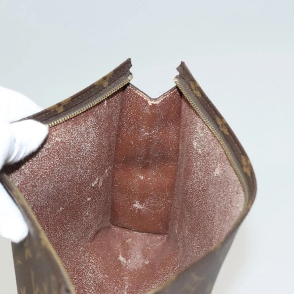 LOUIS VUITTON Monogram Poche Toilette 26 Pouch M47542 LV Auth 124470 - Picture 13 of 16